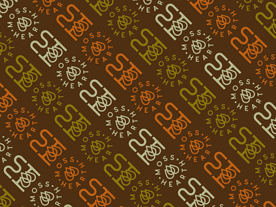 Moss + Hearth branding design graphic design identity lines logo simple