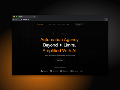 Automatix - Web Design animation branding graphic design logo motion graphics ui