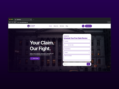 Claim Kings - Website animation branding graphic design logo motion graphics ui