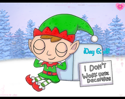 Junefairytale Day 6: elf art post art tag digital art drawing fan art illustration