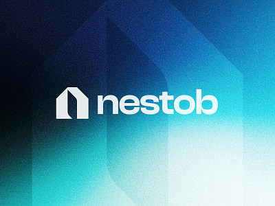 nestob — A Real Estate Startup (Proptech) ai brand design brandidentity branding homesearch logodesign minimaldesign nletter nlogo nmark proptech realestatelogo startupbranding typography