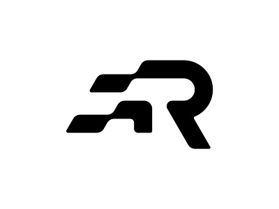AR Monogram Logo a ar branding letter logo monogram simple typography