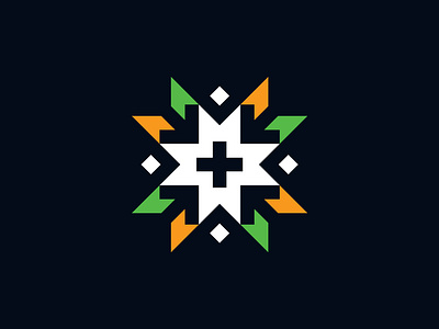 Medical Arrow Logo branding health hospital logo medical medicie wellness