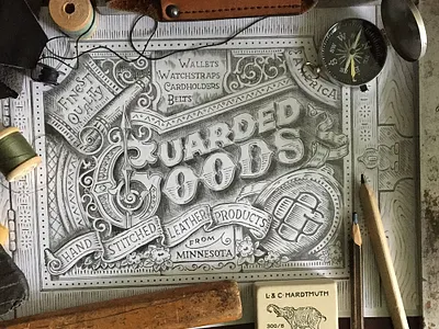 Sketches compass craft lettering letters paper