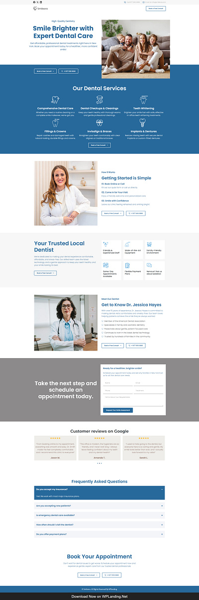 Smileora – Dental Clinic Landing Page clinic landing page dental clinic dental clinic landing page dental landing dental landing page dentist landing page