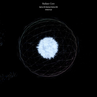 Abstract series : Radiant Core 3d 3d animation abstract animation core geometric interaction motion graphics orbit spline spline 3d spline tool