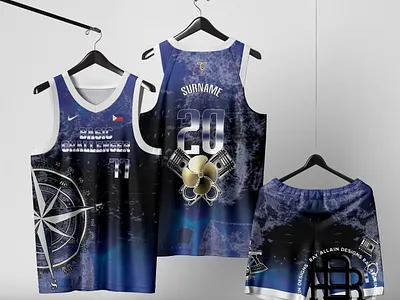 Basic Challenger Jersey Design/Mock Up By: Ray Allain D. branding graphic design