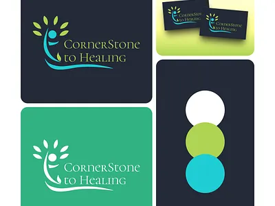 CornerStone to Healing - Logo design. branding figma graphic design logo logo design ui ui ux