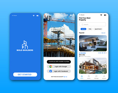 Construction App UI Design | mobile app for builders builder app design building app ui civil app ui construction app design construction dashboard ui construction management ui construction mobile app construction uiux construction ux design contractor app interface mobile app for builders project tracker ui real estate app ui real estate project app site app design site management app uiux for construction