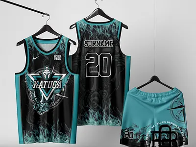 Katuga Jersey Design/Mock Up By: Ray Allain D. branding graphic design