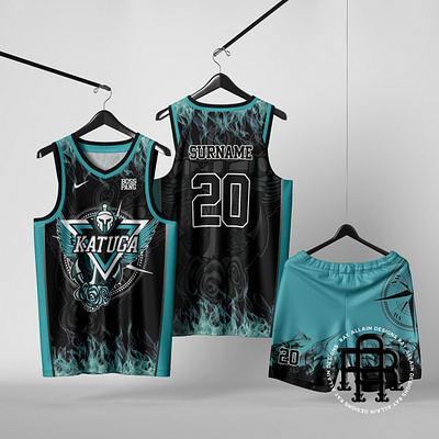 Katuga Jersey Design/Mock Up By: Ray Allain D. branding graphic design