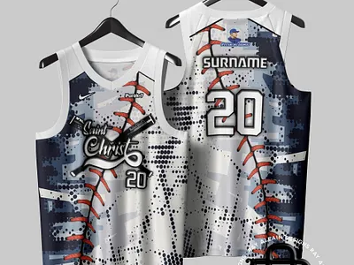 Saint Christ Jersey Design/Mock Up By: Ray Allain D. branding graphic design