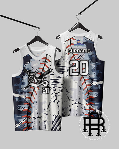 Saint Christ Jersey Design/Mock Up By: Ray Allain D. branding graphic design