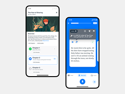 iStoria App 🔖 - Learn English app english istoria language listen read story translation uidesign vocabulary