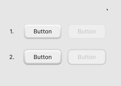 Skeuomorphic Buttons button design figma skeuomorphic skeuomorphism ui ui elements ux