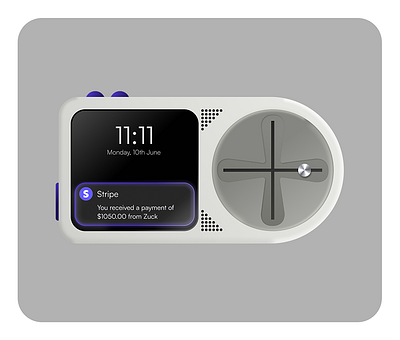 3D Conceptual Device Design in Figma 3d concept device figma graphic design
