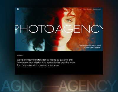 AGNO - Creative Agency WordPress Theme agency elementor photo photographer theme ui web webdesign website wordpress