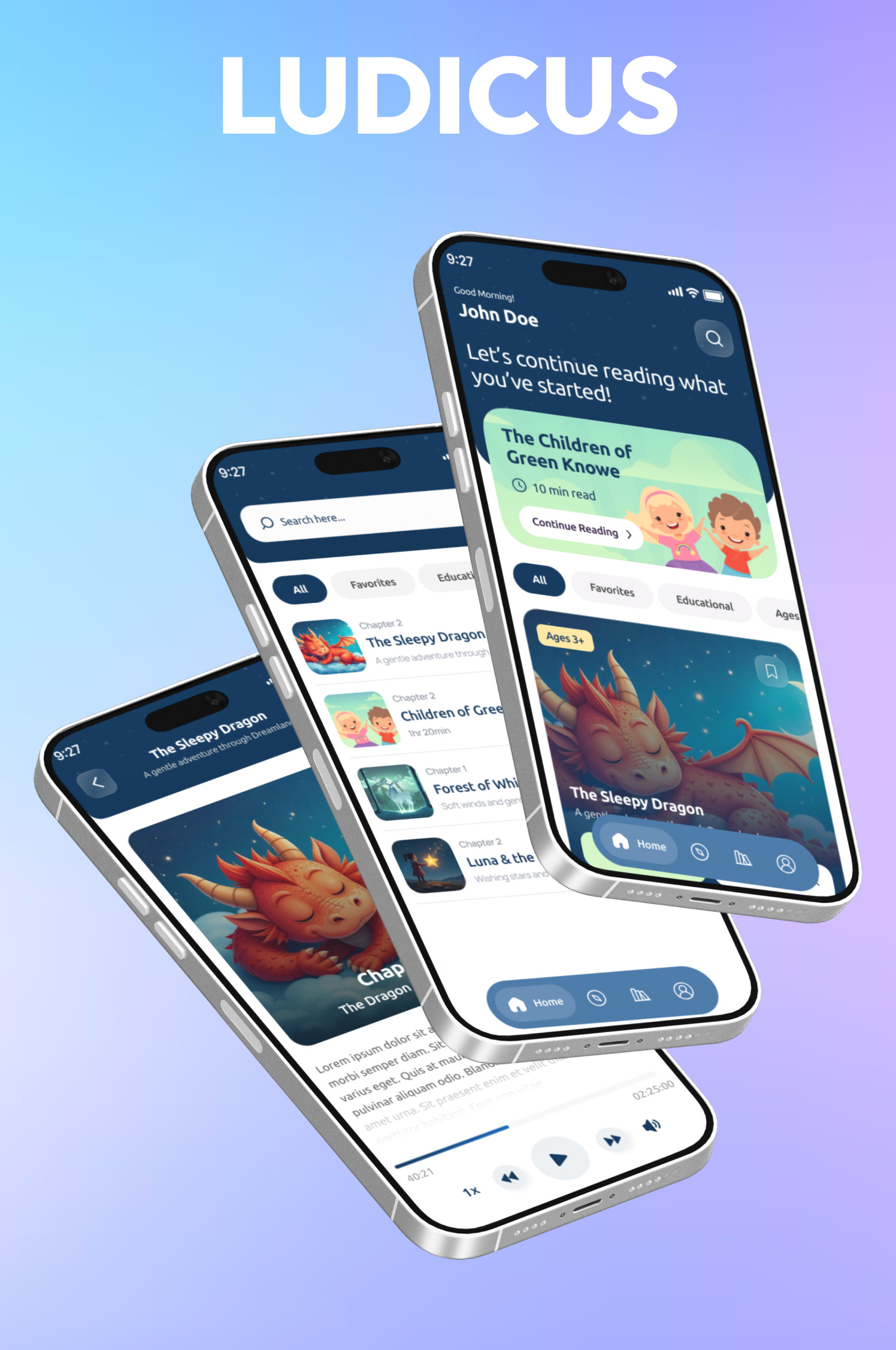 Ludicus - Bedtime stories for curious minds by Call Me Roshan on Dribbble