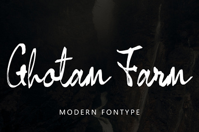 Ghotam Farm a fun, bold, and lively handwritten bold branding collection design display font elegant font fun hand lettering handwriting font handwritten illustration ligature font logo script signature social media post typeface typography ui