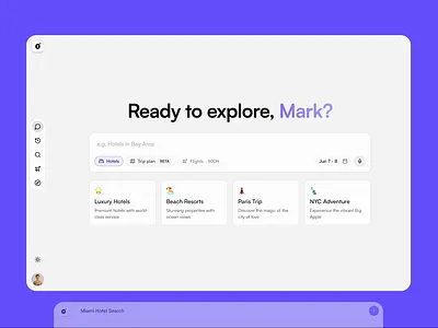 Otelio.ai ai ai chat hotel ui ux web webdesign