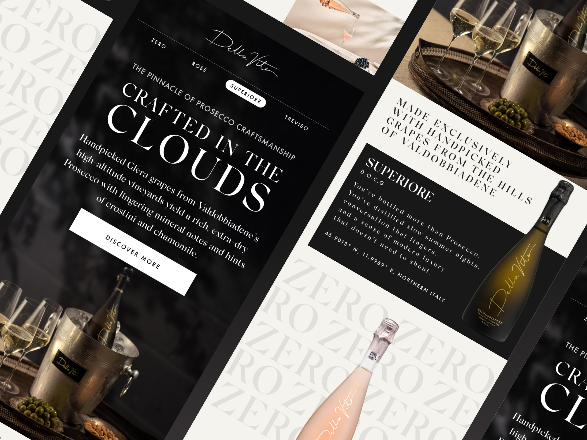 Della Vite | Email Template Design email branding email design email marketing emailcampaign premiumbrands premiumemaildesign retentionmarketing winemarketing