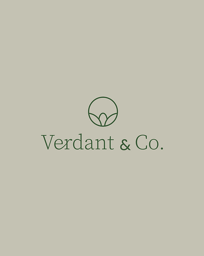 Verdant & Co. 3d brand brand identity brand visual branding design design logo eco graphic design logo logo design mockup package packages design poster skincare visual visual identity