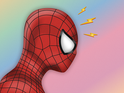 Spider-Man branding colorful graphic design illustration marvel rainbow spidedy spiderman spidey
