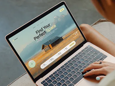 Web UI — Cabin Finder Experience airbnb booking cabin rent cabin rental design design inspiration figma design house rent interface product design travel tech ui user centered design ux web design web interface web ui website design