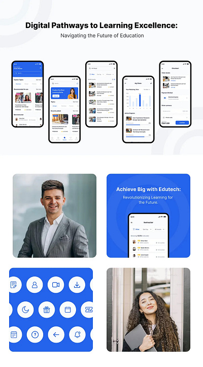 Digital Pathways for Online Education ui ux