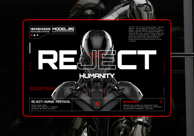 Echoes of Extinction age of extinction code red cool design cyberpunk end of humans future graphic design landing page mock up modern robot war robots sci fi web design