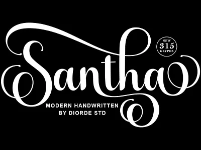 Santha apparel fonts branding calligraphy easter fonts fathers day font font graphic design handwriting handwritten script font ui