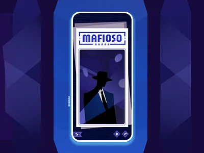 Mafia Card Game app design card game design figma game game design graphic design illustration ui ux vector design
