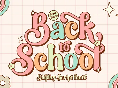 Back To School craft fonts cricut fonts display fonts fashion fonts groovy fonts modern fonts nostalgia fonts retro fonts sublimation fonts svg fonts vintage fonts