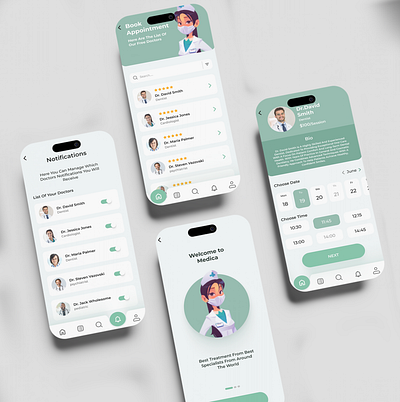 Health App app concept design futuristic graphic design health illustration insurance medical mobile ui uiux ux web design