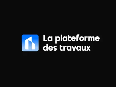 La plateforme des travaux branding graphic design logo ui uidesign