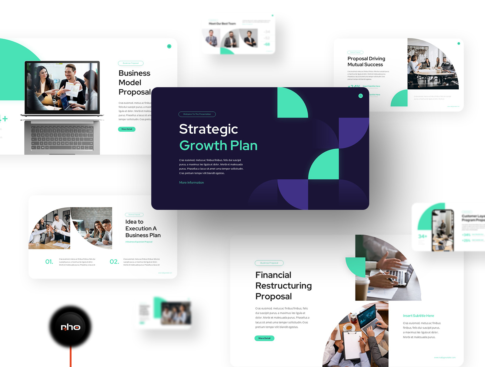 Business Proposal Presentation branding business design graphic design marketing portfolio powerpoint presentation project proposal slides template ui visual