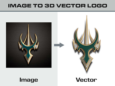 Image to 3d Vector Logo 3d vector art artwork branding design designer digitalart drawing graphic design graphicdesigner illustration image to vector logo logotype photoshop vector vectorart vectorexpert vectorillustration vectorlogo