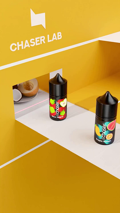 3D Product Animation | Vape Liquid 3d 3d model animation blender branding cgi design digital fruits graphic design liquid logo modeling motion graphics product animation smoke vape