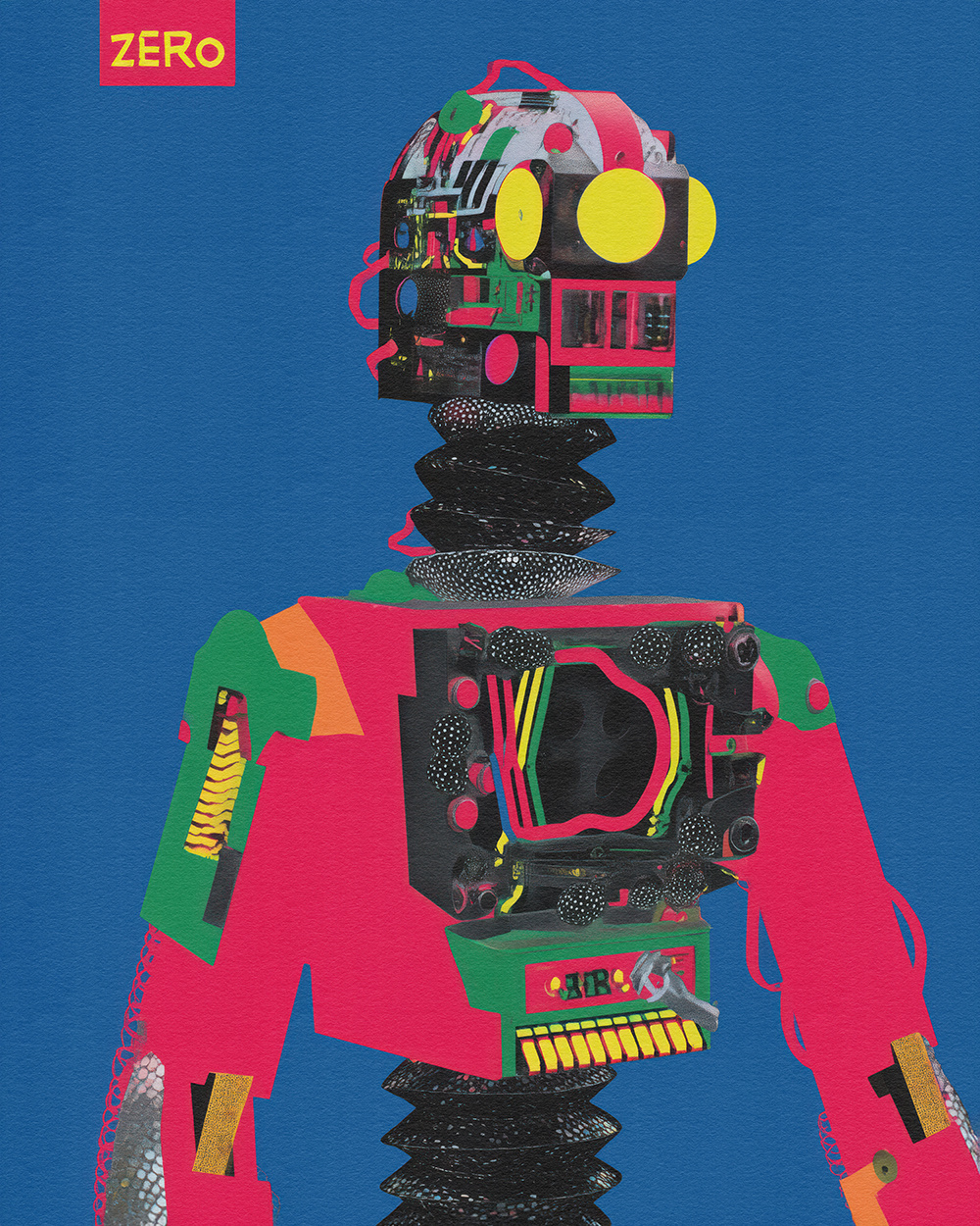 ZERO SIGNAL: Pop-Mech Robots in Neon Dystopia by SwatiManish on
