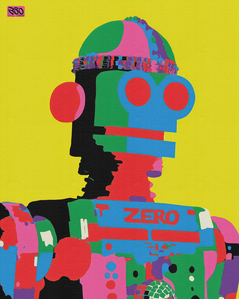 ZERO SIGNAL: Pop-Mech Robots in Neon Dystopia by SwatiManish on