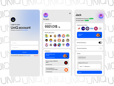 UniQ Pay Updated branding ui
