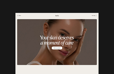 Auréa Landing Page | Light Theme branding graphic design home page landing page ui ui design web design