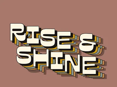 Rise & Shine Text Animation 2d 3d animation branding design designinspiration dribbble graphic design inspirationalquote inspo logo motion graphics motiondesign motiongraphic riseandshine texas textanimation typeanimation