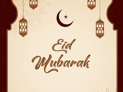 eid mubarak poster graphic design
