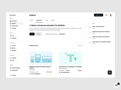 Spark saas dashboard UIkit animation app application dashboard design illustration interaction ios mobile responsive responsive website saas saas dashboard saas platform ui ui8 ux web design website