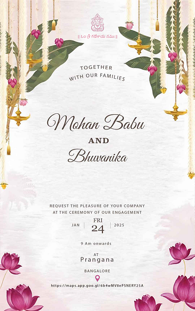 wedding poster graphic design
