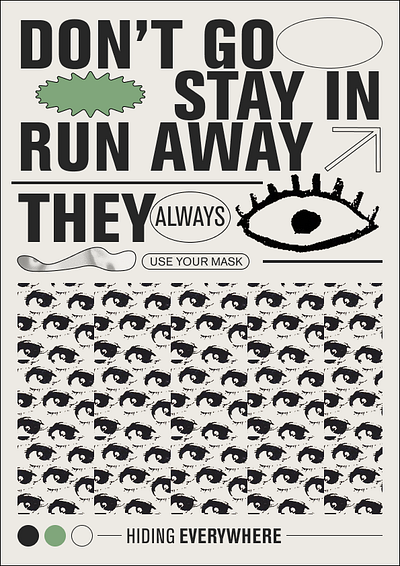 Big brother is watching you design figma graphic design illustration poster