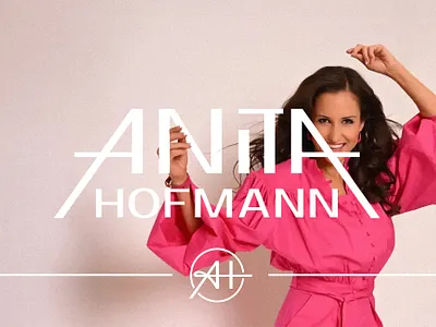 Anita Hofmann anita hofmann design lettering lettermark logo singer text logo typo typogaphy typography wordmark