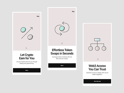Trana onboarding illustrations app app design application blockchain buy crypto app defi defi app design illustration ios mobile mobile app onboarding onboarding illustration set swap ui ux
