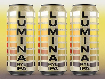 Lumina Rye IPA Label Design beer beer art beer design branding brewery can can design colorful colors craft beer design graphic design illustration label label design logo package packaging photoshop vector